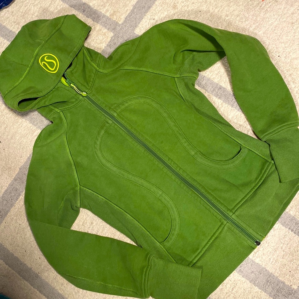 lululemon athletica Green Hoodie Sweater